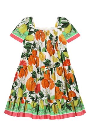 multicolor cotton dress DOLCE E GABBANA KIDS | L53DT8G7L9AHV5AN